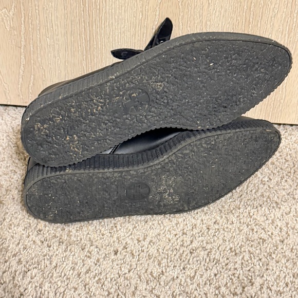 Black TUKskin 3-Buckle Pointed Creeper Boot - Picture 10 of 10